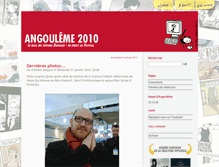 Tablet Screenshot of angouleme2010.dargaud.com